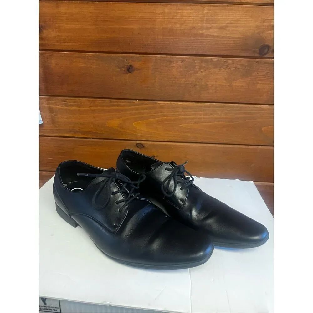 Calvin Klein Men's Brodie Lace Up Dress Oxford Black Sz 11